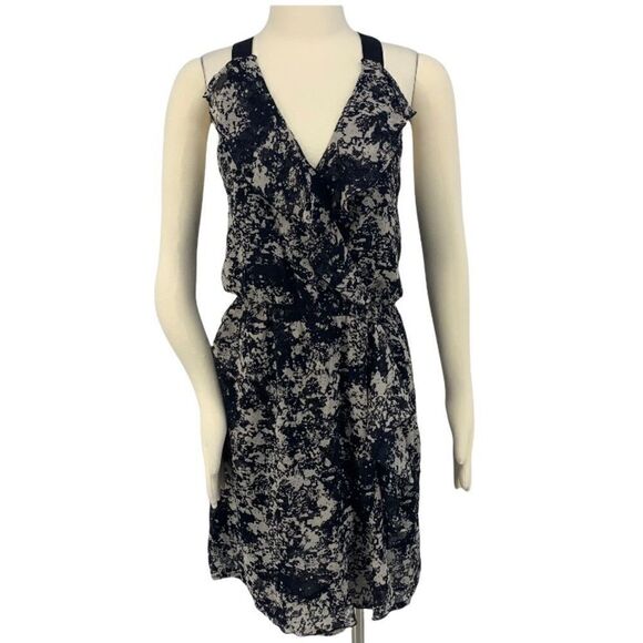 Fred David Black & Cream Sleeveless Date Night Cocktail Party Dress [Med] New - Picture 1 of 10